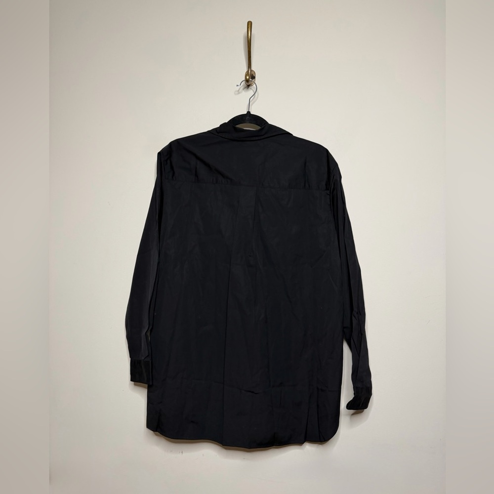Frank & Eileen Joedy Boyfriend Button Up Shirt Superluxe in Black - Picture 7 of 7